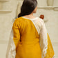 MEHNOOR SPICY MUSTARD ORGANZA SET