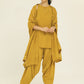 Chamak Dirty Yellow organza set