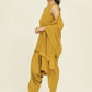Chamak Dirty Yellow organza set