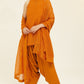 Chamak Orange organza set