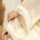MEHNOOR PEARLED IVORY ORGANZA SET