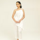 Tamanna Satin Ivory set
