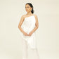 Tamanna Satin Ivory set