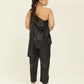 Tamanna Satin Black set