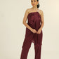 Tamanna Satin Wine set