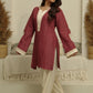 MEHNOOR CARRIAGE RED ORGANZA SET